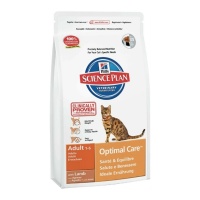 HILLS Science Plan сухой корм для кошек Optimal Care с ягненком 0,4 кг