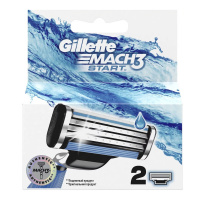 GILLETTE cменные кассеты для бритья Mach3 Start 2 шт