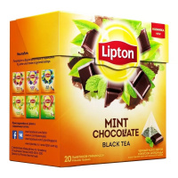 LIPTON чай черный в пирамидках Mint Chocolate 20 шт