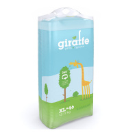 LOVULAR трусики-подгузники Giraffe XL (12-17 кг) 46 шт