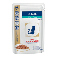 ROYAL CANIN VET DIET влажный корм Renal c тунцом для кошек с хронической почечной недостаточностью 85 г