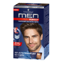 MEN PERFECT тонирующий гель для мужчин Натуральный Средне-Каштановый 60