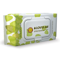 LOVULAR влажные фито-салфетки для груди, сосок, пустышек 80 шт