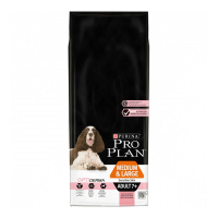 PRO PLAN сухой корм для пожилых собак Sensitive Skin Adult 7+ с лососем 14 кг