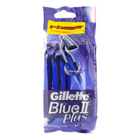 GILLETTE станки для бритья Одноразовые BLUE2 Plus 8+2 шт