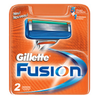 GILLETTE Cменные кассеты для бритья FUSION 2 шт