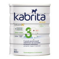 KABRITA молочная смесь Gold 3 с двенадцати месяцев 800 г