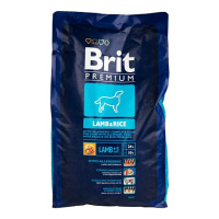 BRIT Premium сухой корм для собак Lamb & Rice гипоаллергенный 3 кг