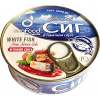 ECOFOOD Сиг севанский в томатном соусе 240 г