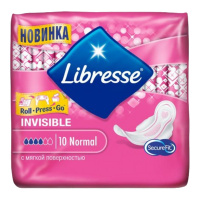 LIBRESSE прокладки Ultra Normal с мягкой поверхностью 10 шт