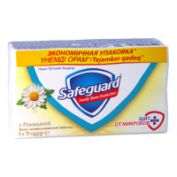 SAFEGUARD Мыло Ромашка 5х75 г