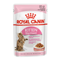 ROYAL CANIN влажный корм Kitten Sterilised (в соусе) для стерилизованных котят от 6 до 12 месяцев 85 г