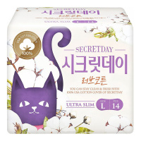 SECRETDAY прокладки Love Recipe Ultra Slim Large 14 шт