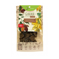ЭКОФЕРМЕР сухофрукты Банан сушеный с какао 90 г
