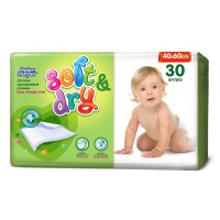 HELEN HARPER Детские впитывающие пеленки Soft & Dry 40х60 30 шт