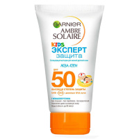 GARNIER солнцезащитный аква-крем Ambre Solaire детский водостойкий SPF 50 150 мл