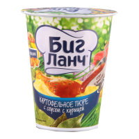 БИГ ЛАНЧ пюре картофельное в соусе со вкусом курицы 50 г