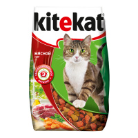 KITEKAT сухой корм для кошек Мясной пир 0,8 кг