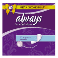 ALWAYS ежедневные прокладки Normal 60 шт