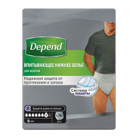 DEPEND белье впитывающее мужское размер L/XL (48 - 54) 9 шт