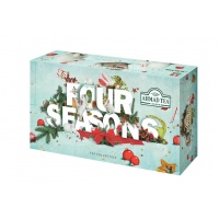 Ahmad Tea Four Seasons зимний подарочный набор чая из 15 вкусов (90 пакетиков из фольги)