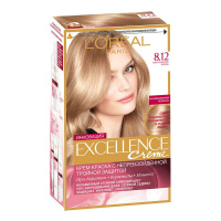 LOREAL крем-краска для волос Excellence 8.12 Мистический блонд