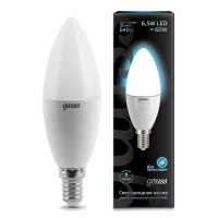 GAUSS лампа светодиодная Candle E14 6.5W 4100К