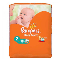 PAMPERS подгузники Sleep & Play 2 (3 - 6 кг) 18 шт