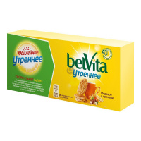 BELVITA печенье Утреннее Медовое с орехами 225 г