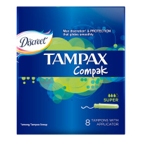 TAMPAX тампоны Compak Super 8 шт