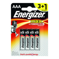 ENERGIZER батарейки MAX AAA 4 шт (3+1)