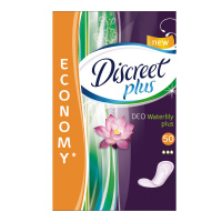 DISCREET ежедневные прокладки Deo Water Lily Plus 50 шт