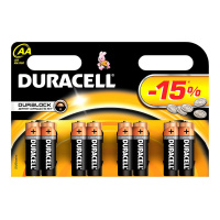 DURACELL батарейки Basic AA 8 шт