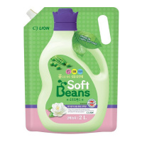 CJ LION кондиционер для белья Soft Beans на основе экстракта зеленого гороха 2 л