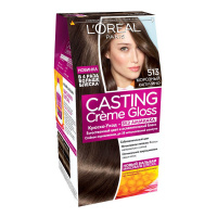 LOREAL cтойкая краска для волос Casting Creme Gloss 513 Морозный капучино