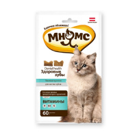 МНЯМС Хрустящие подушечки для кошек Здоровые зубы 60 гр