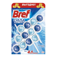 BREF туалетный блок Сила-Актив океанский бриз 3 шт