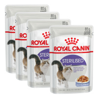ROYAL CANIN влажный корм Sterilised (в желе) для стерилизованных кошек 3+1 x 85 г