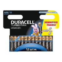 DURACELL батарейки Turbo Max AAA 12 шт