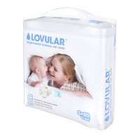 LOVULAR подгузники Hot Wind S (0-6 кг) 80 шт
