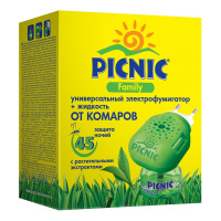 PICNIC комплект фумигатор + жидкость Family 45 ночей 30 мл