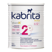 KABRITA молочная смесь Gold 2 с шести месяцев 400 г