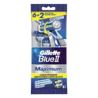 GILLETTE станки для бритья Одноразовые BLUE2 Max 8 шт