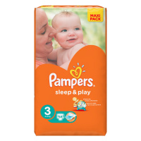 PAMPERS подгузники Sleep & Play 3 (4 - 9 кг) 58 шт