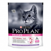 PRO PLAN сухой корм для кошек Delicate с индейкой 400 г