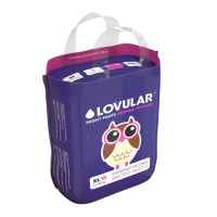 LOVULAR трусики-подгузники XL (12-17 кг) 18 шт