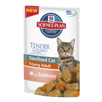 HILLS Science Plan влажный корм для стерилизованных кошек Sterilised Cat с лососем 85 г