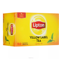 LIPTON чай черный в пакетиках 50 шт