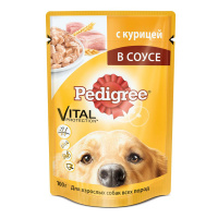 PEDIGREE влажный корм для собак с курицей 100 г