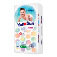 YOKOSUN подгузники-трусики L (9 - 14 кг) 44 шт